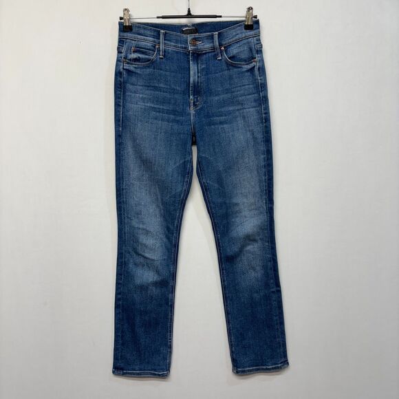 Mother Denim - Mother Jeans Women The Mid Rise Dazzler Ankle Jeans Size 29 Blue Denim C045 -26